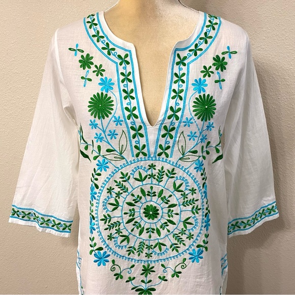 Gretchen Scott Hand-Embroidered Tunic - Picture 4 of 10
